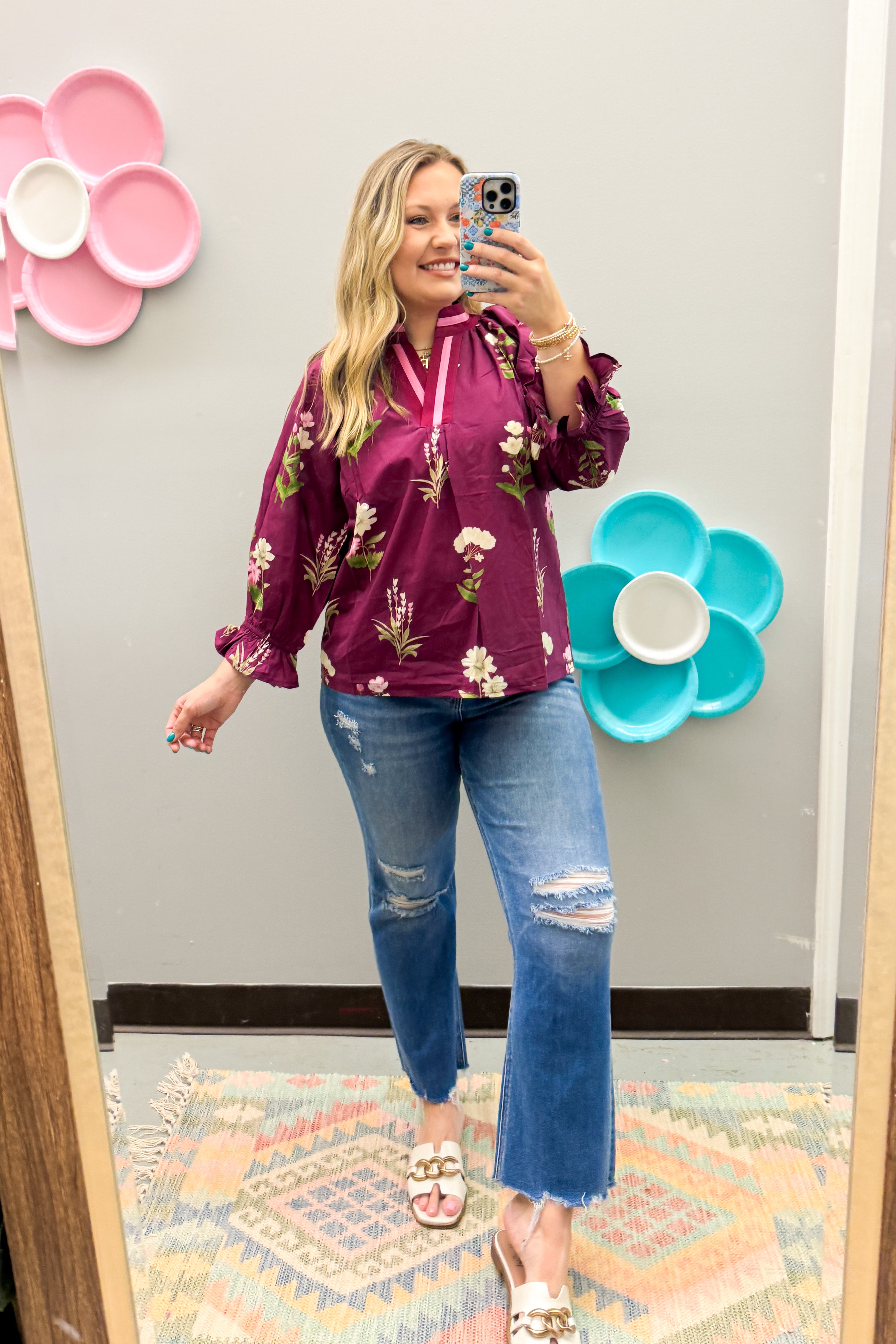 Autumn Bloom Top