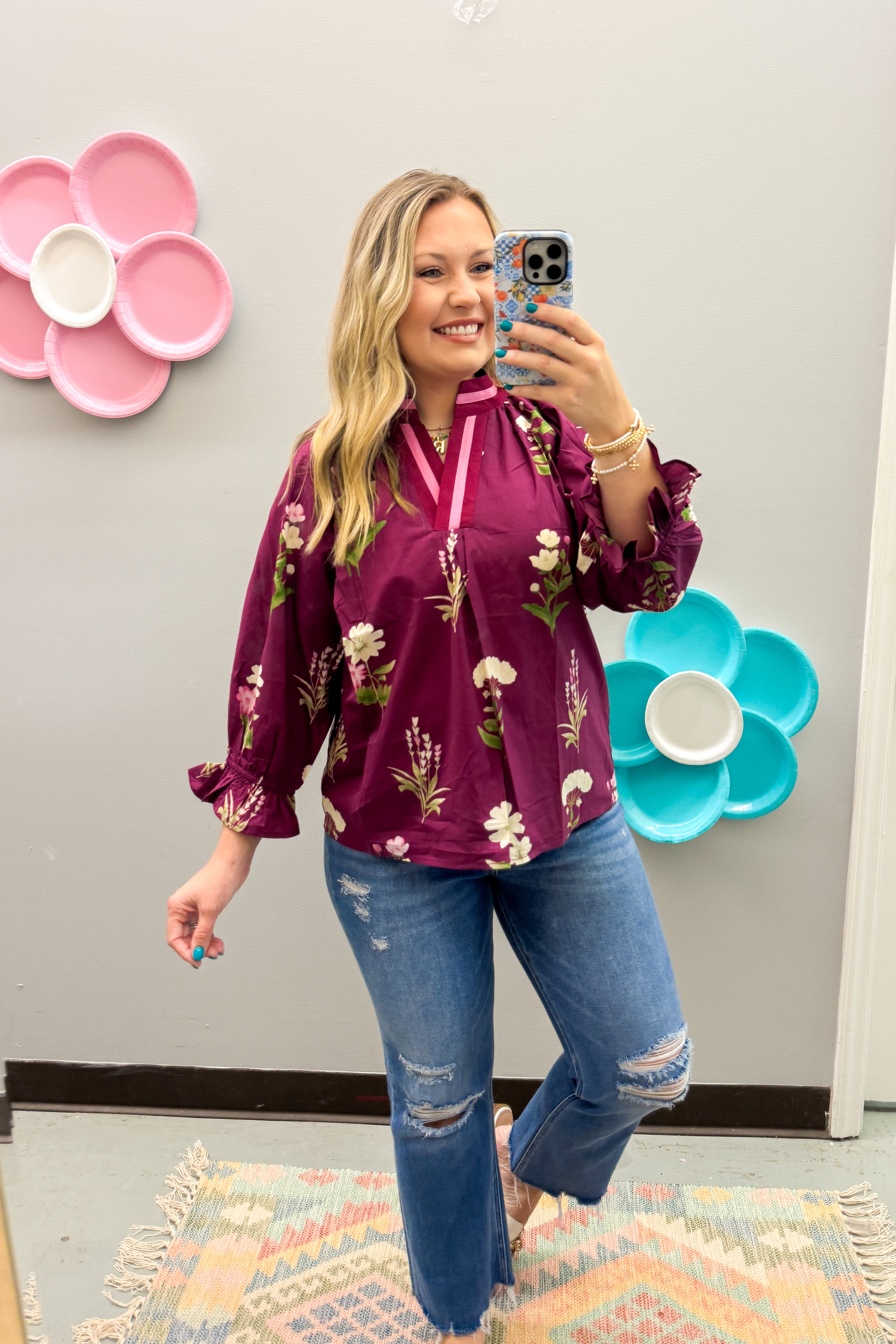 Autumn Bloom Top
