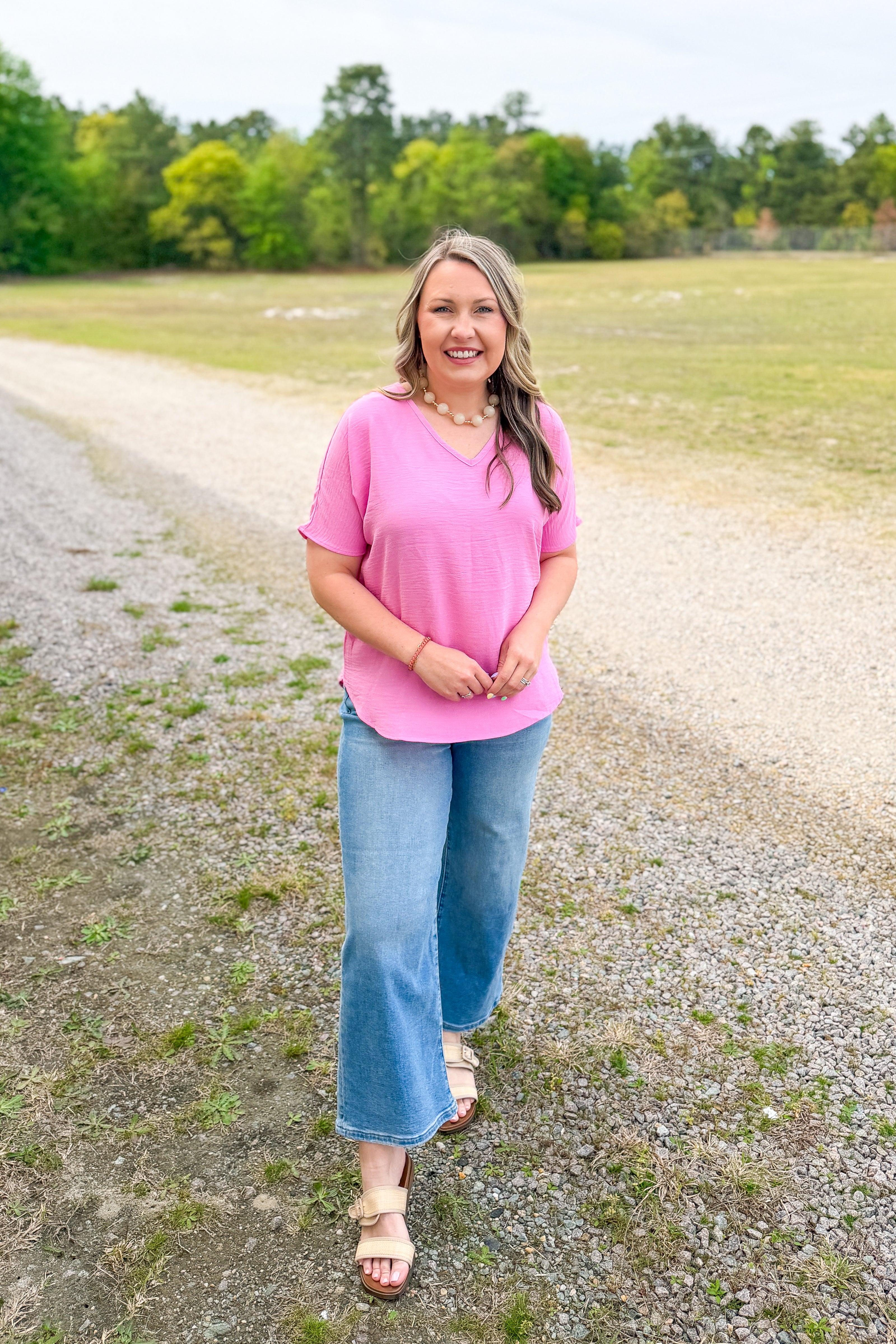 The Wren Airflow Top, Candy Pink