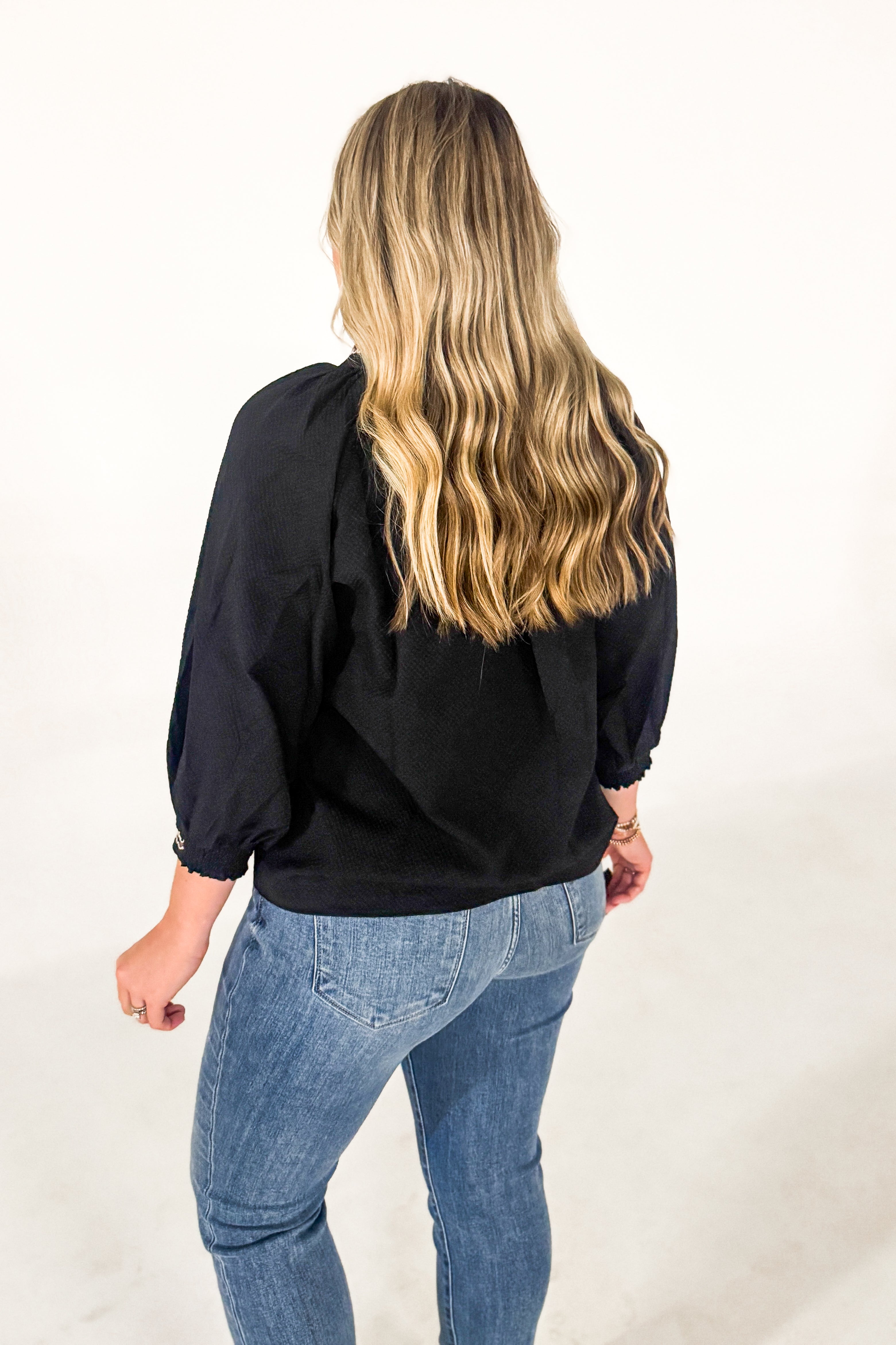 Simply Chic Top, Black