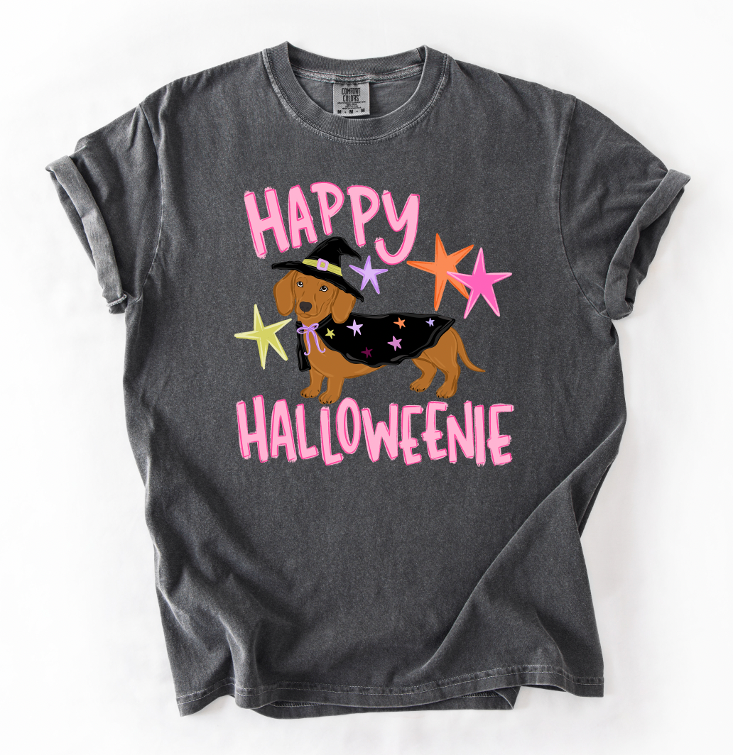 Halloweenie Graphic Tee, Pepper