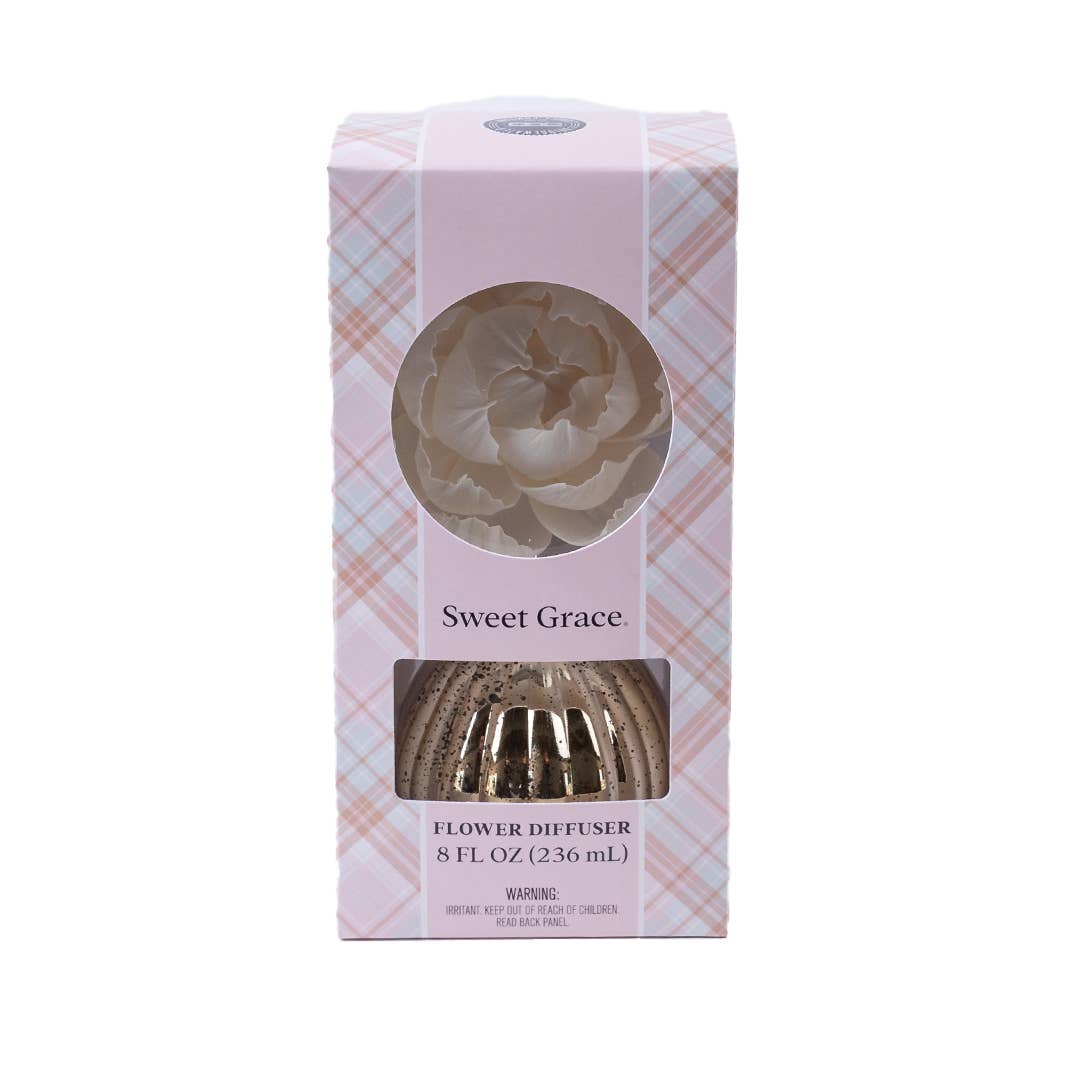Sweet Grace Plaid Flower Diffuser
