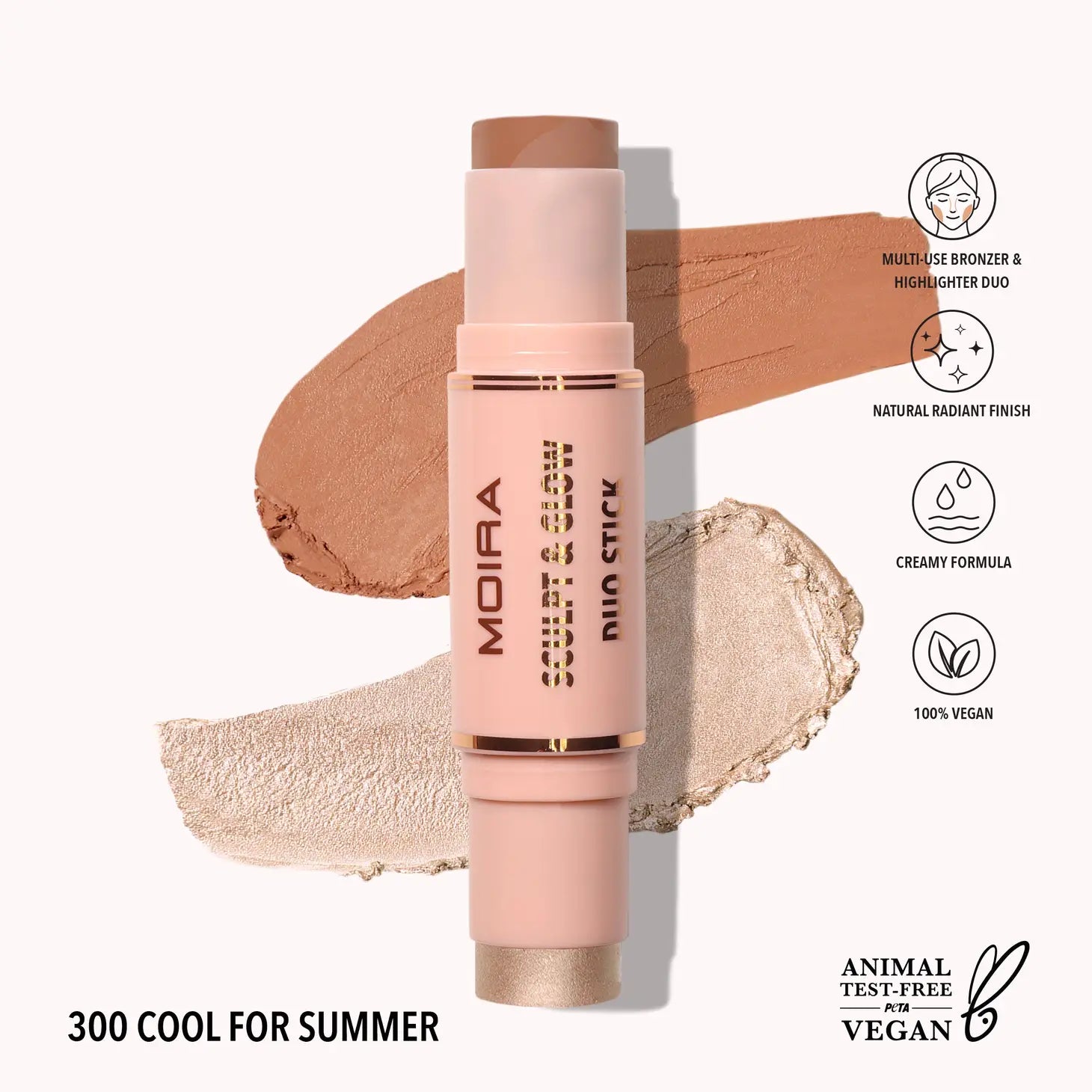 Sculpt & Glow Duo Stick, 300 Cool For Summer