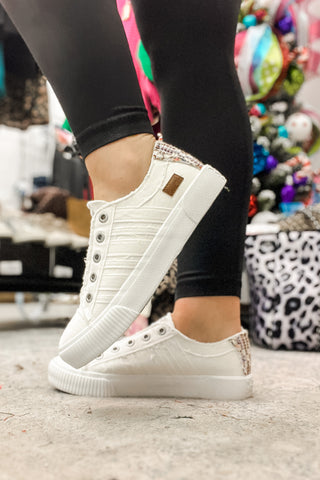 Blowfish Catch Canvas Sneakers, White