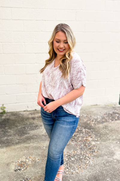 Follow You Anywhere Snake Print Top