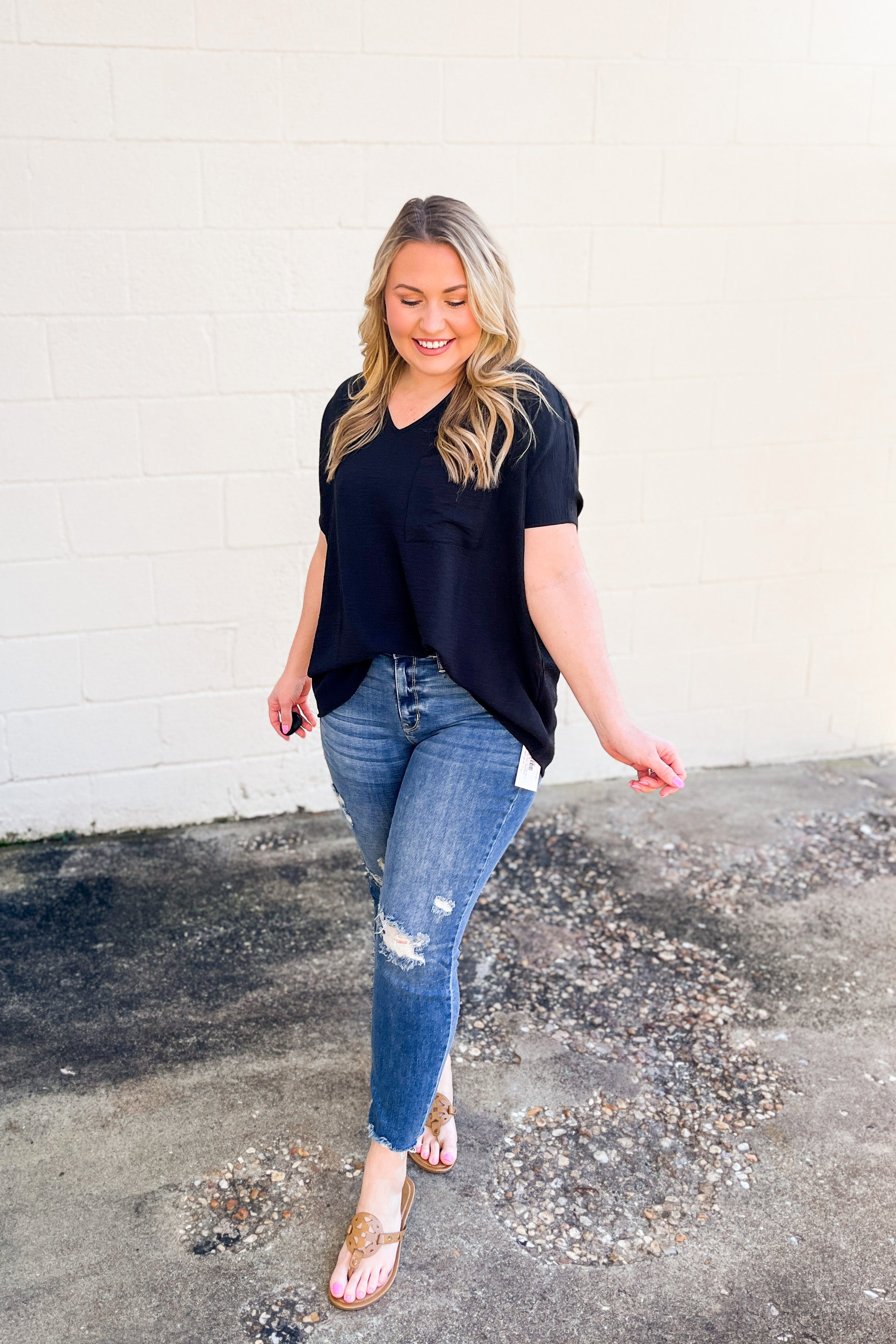 RESTOCK | Everyday Chic Top, Black