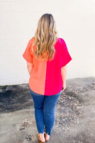 Claim to Love Color Block Top