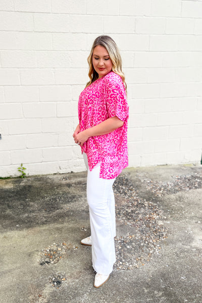 RESTOCK | The Best Part of Me Leopard Top, Pink