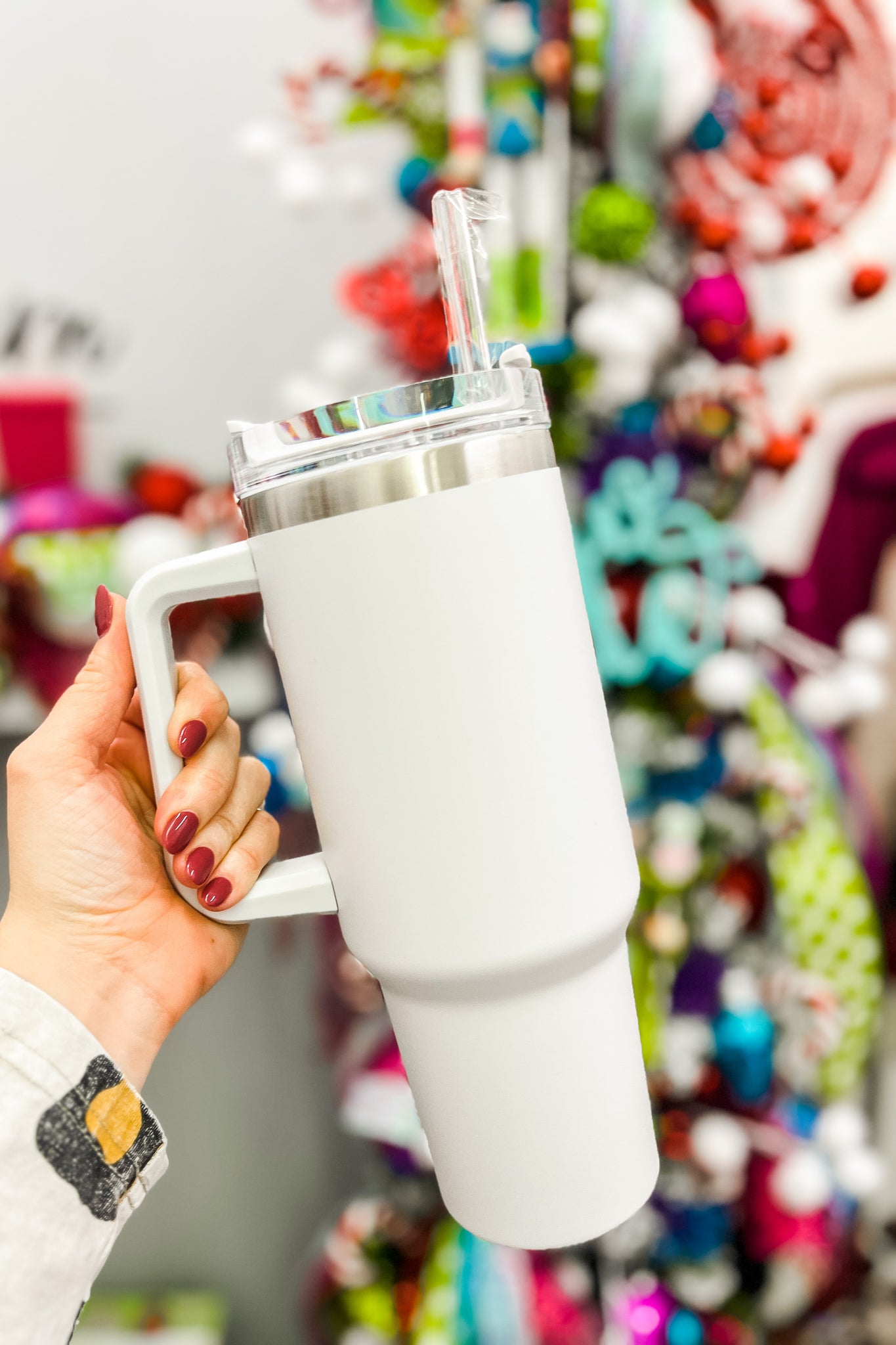 40oz Tumbler, White