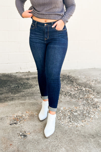 RESTOCK | Judy Blue Ashby Non-Distressed Hi-Waist Jeans