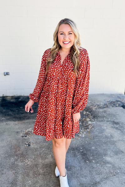 You've Got The Idea Spotted Dress