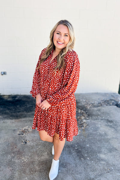 You've Got The Idea Spotted Dress