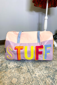 Stuff Letter Duffle Bag