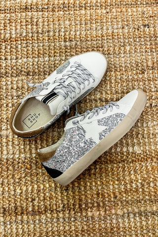 Paula Sparkle Sneakers, Silver