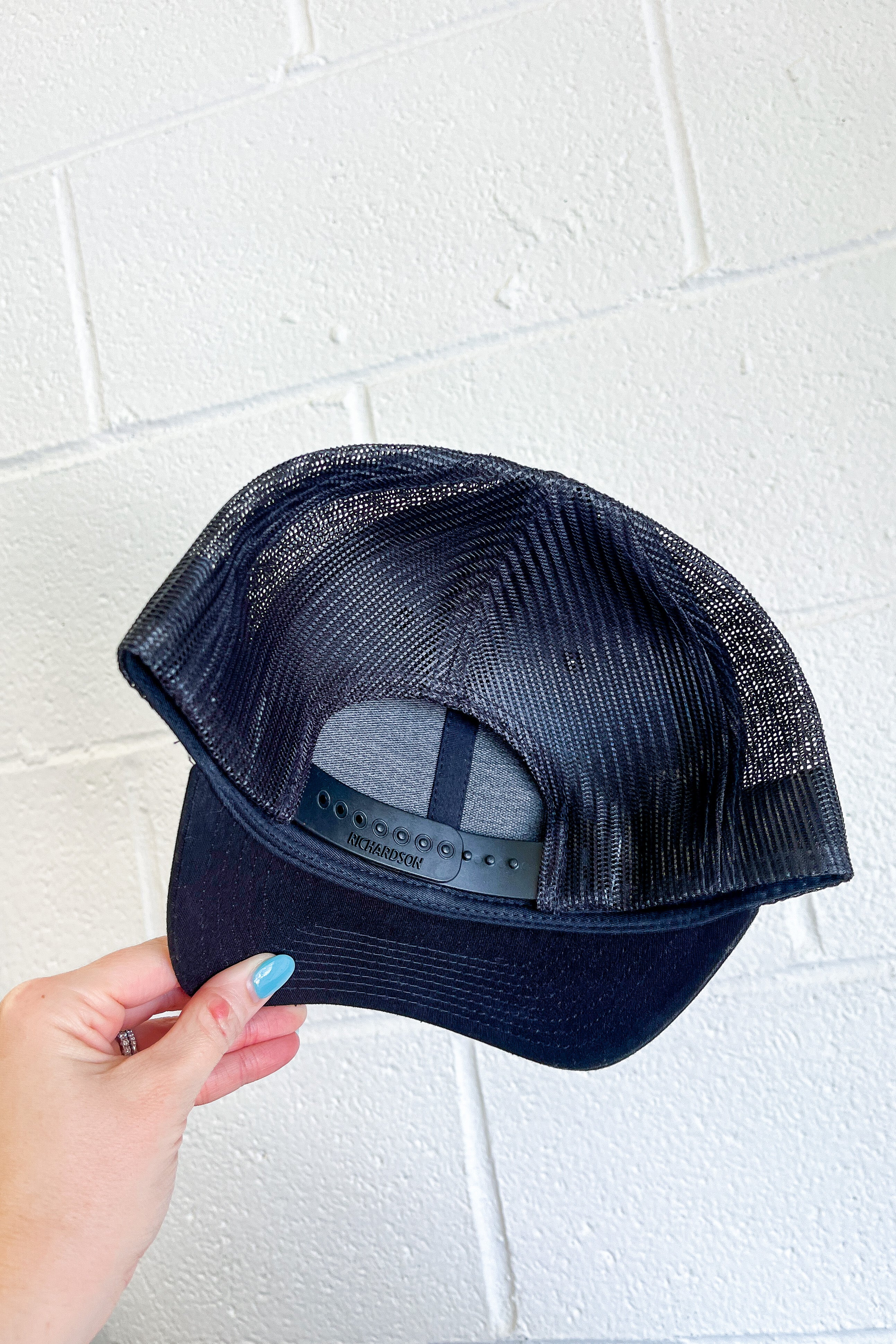 Sew Southern Logo Leather Patch Trucker Hat