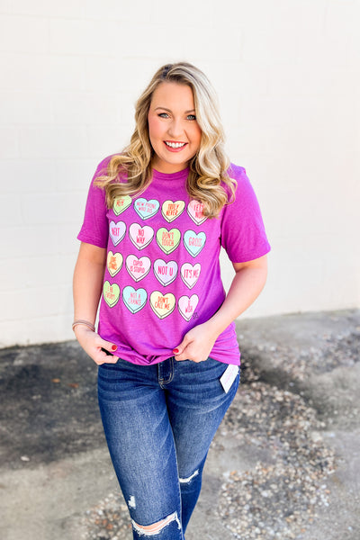 Anti Love Heart Graphic Tee