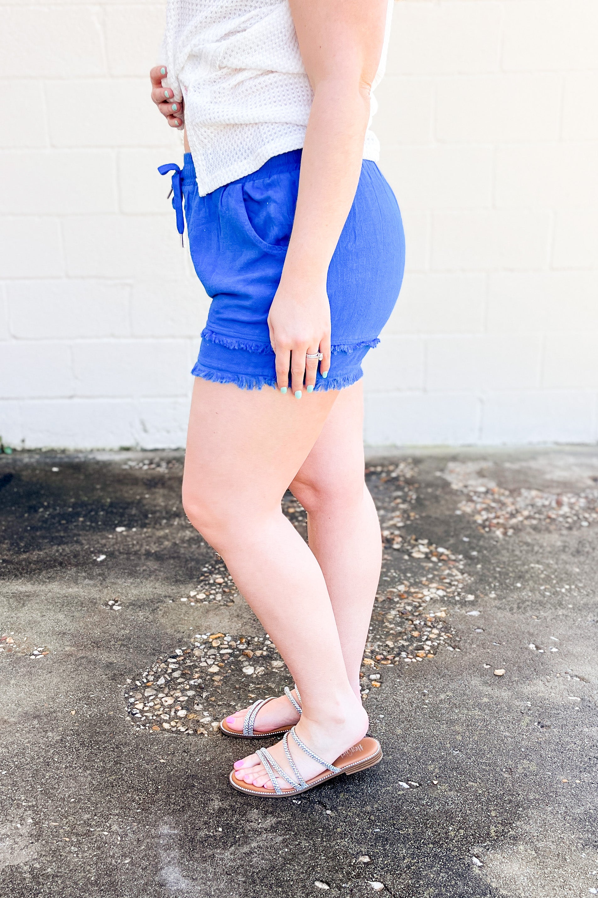 Shoreline Drive Shorts, Cobalt Blue