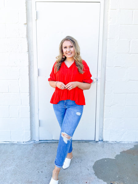 SALE | I'll Take You There Peplum Top