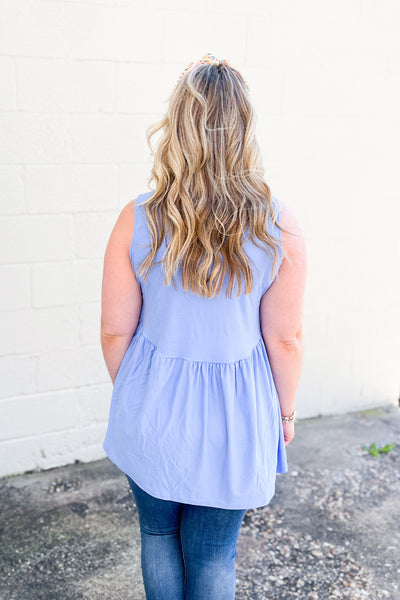 DEAL | Here and Now Tank Top, Spring Blue