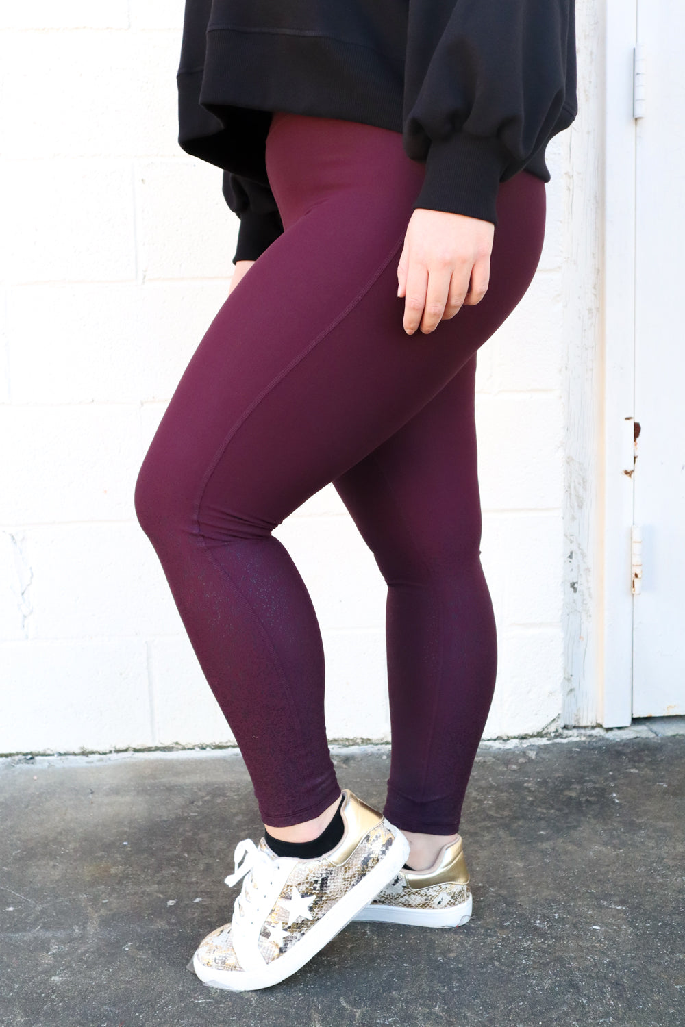 FLASH SALE | Lynda Foil Print Leggings