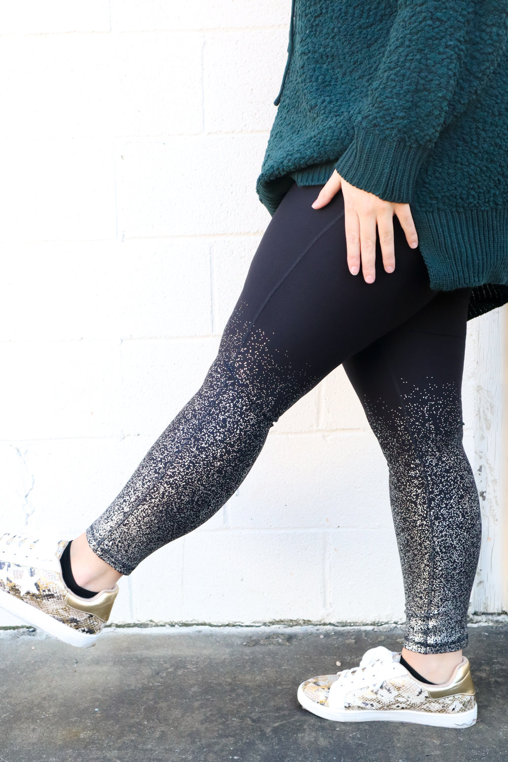 FLASH SALE | Lynda Foil Print Leggings