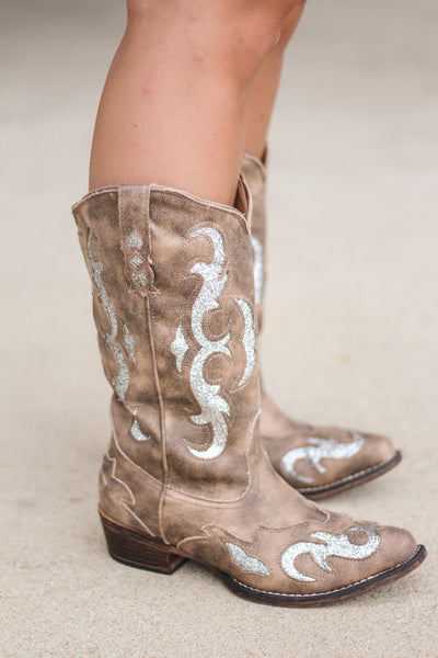 Dolly Glitter Cowgirl Boots