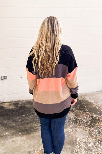 Leave It Alone Colorblock Cardigan