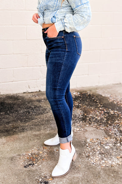 RESTOCK | Judy Blue Melanie Hi-Waist Relaxed Non Distressed Jeans