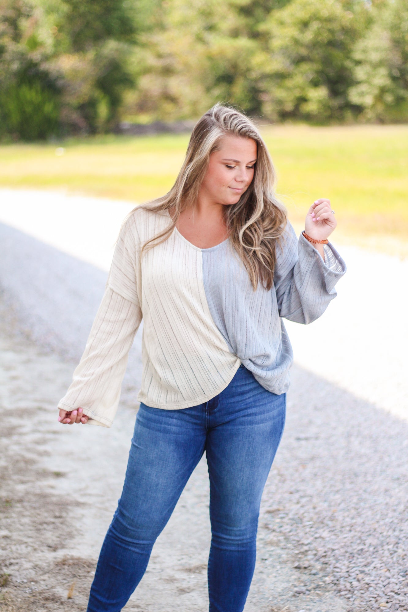 SALE | Double Vision Two Color Sweater Top