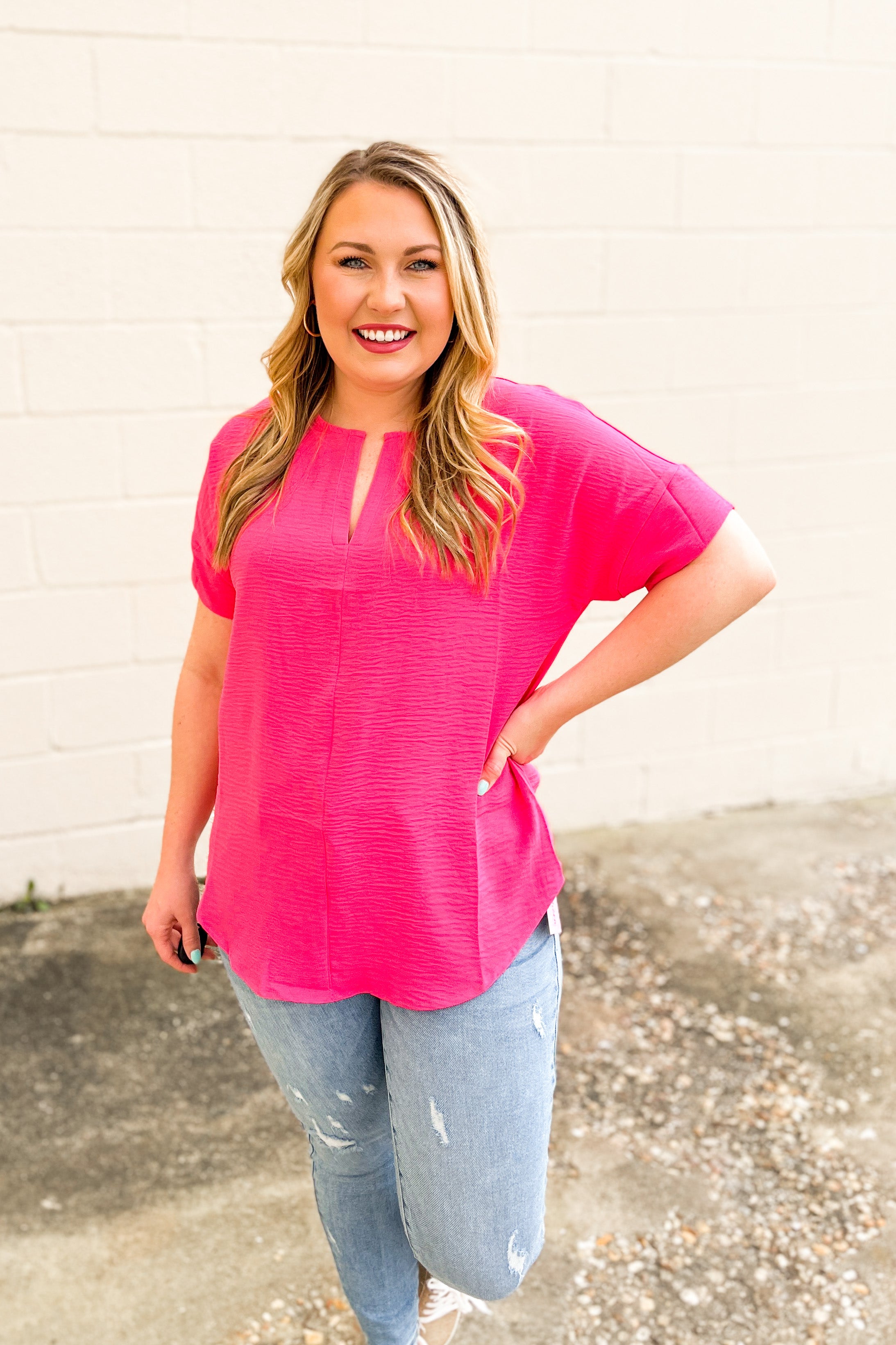 RESTOCK | Gracie Top, Fuchsia