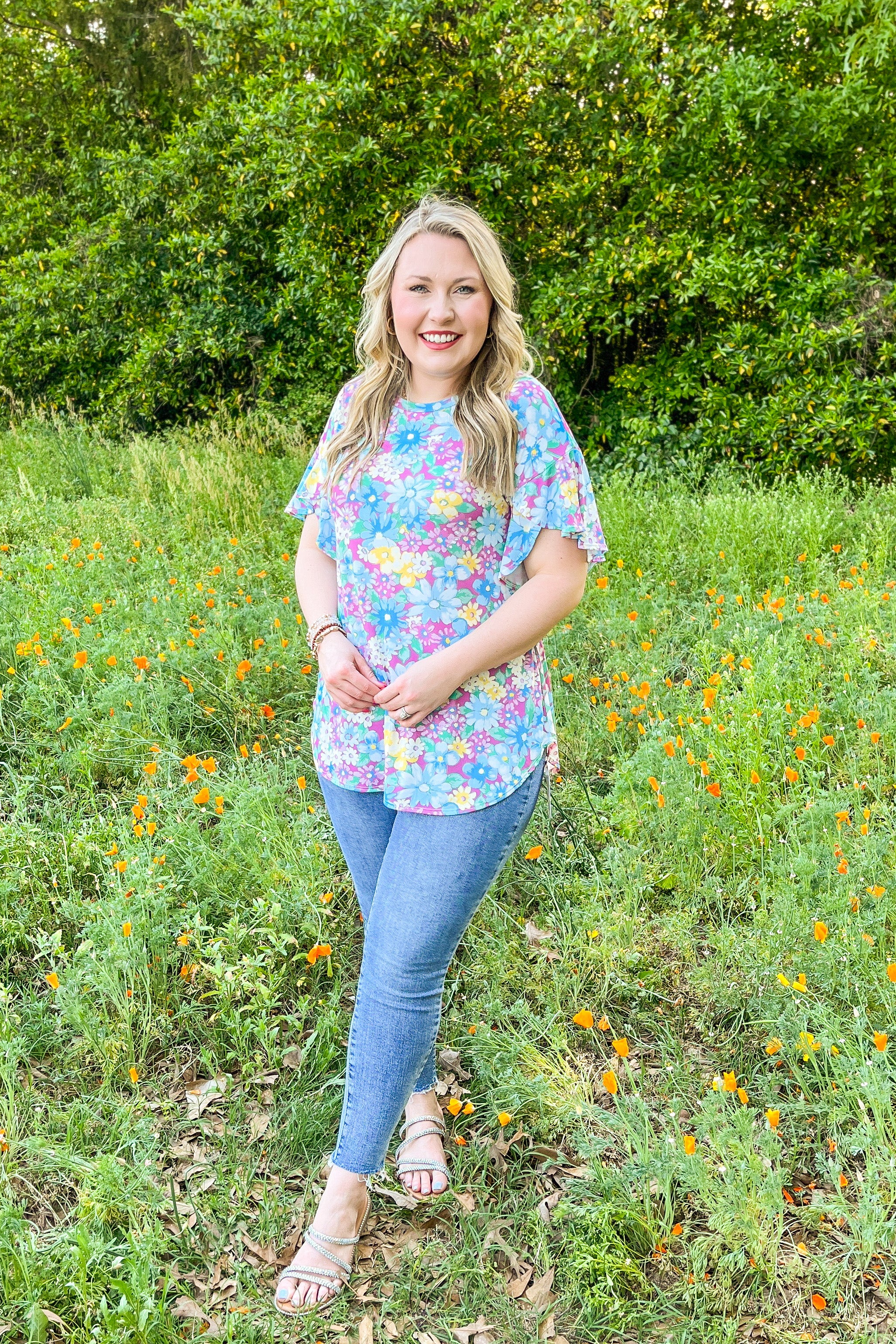 Say It To Me Floral Top