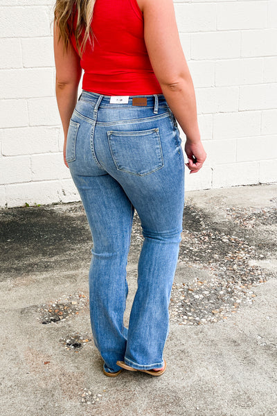 SALE | Judy Blue Kaia Mid-Rise Boot Cut Jeans