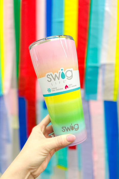 32oz Swig Tumbler, Over the Rainbow