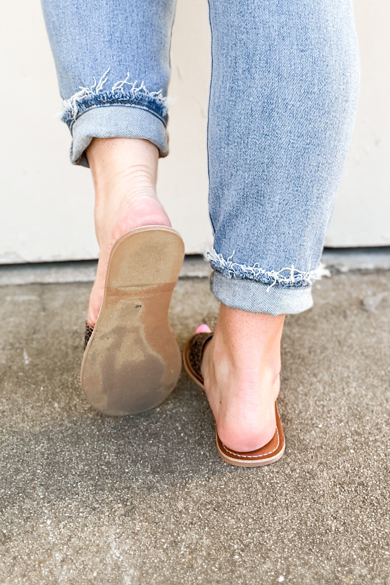 RESTOCK | Cabana Sandals, Tan Mini Leopard