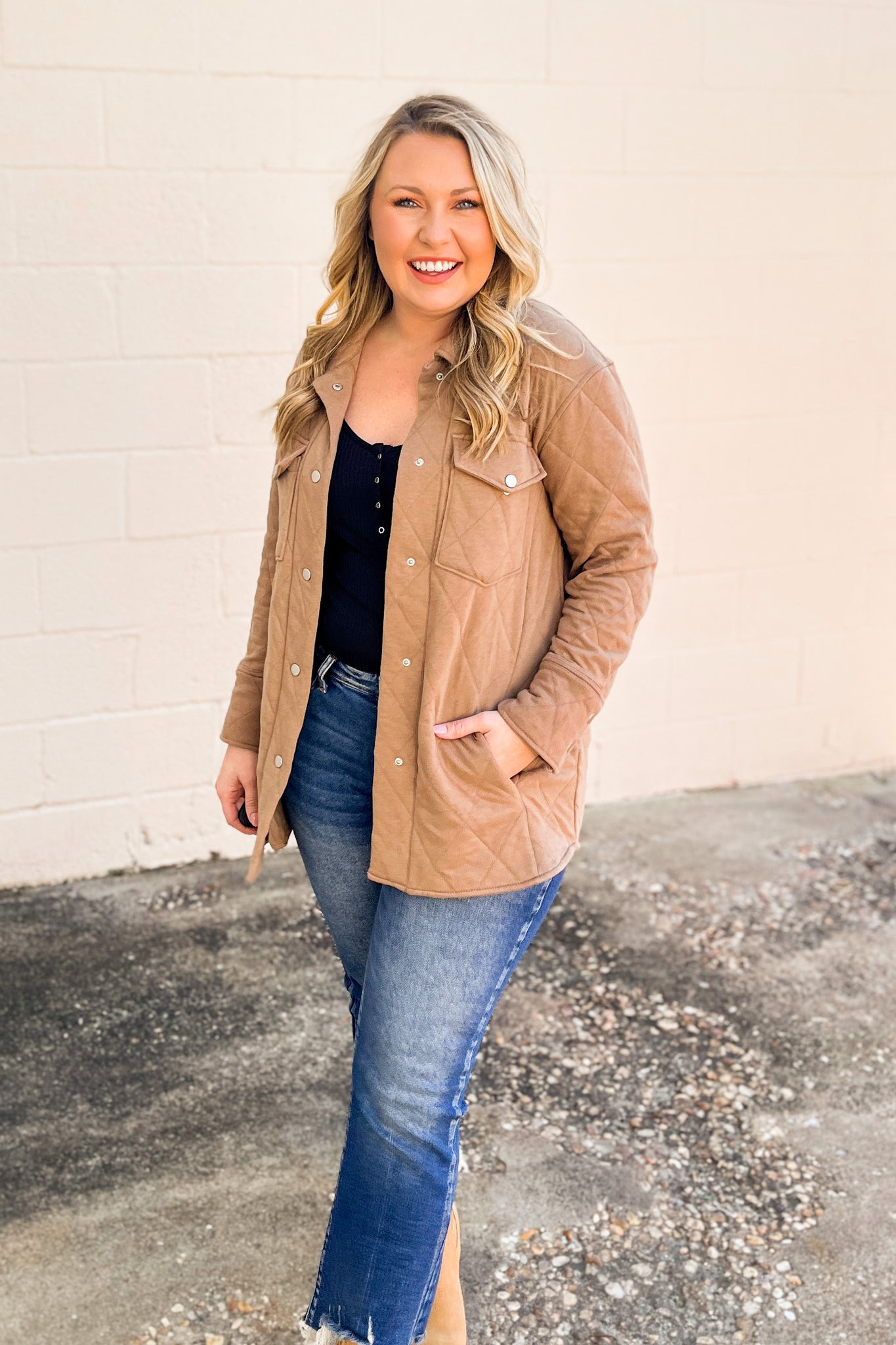 Mountain Retreat Quilted Jacket, Mocha