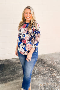 On Point Floral Top