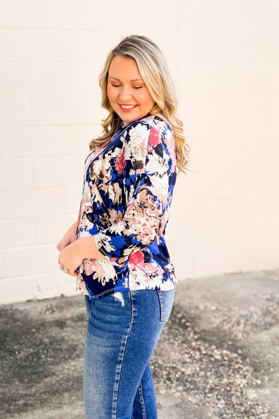 On Point Floral Top