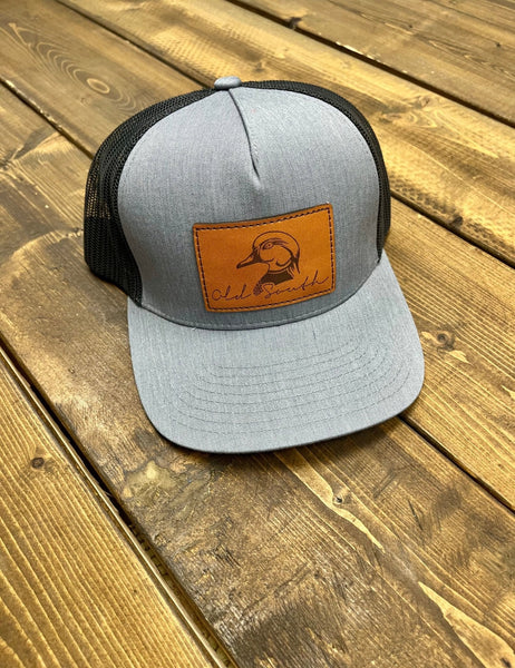 Wood Duck Leather Patch - Trucker Hat