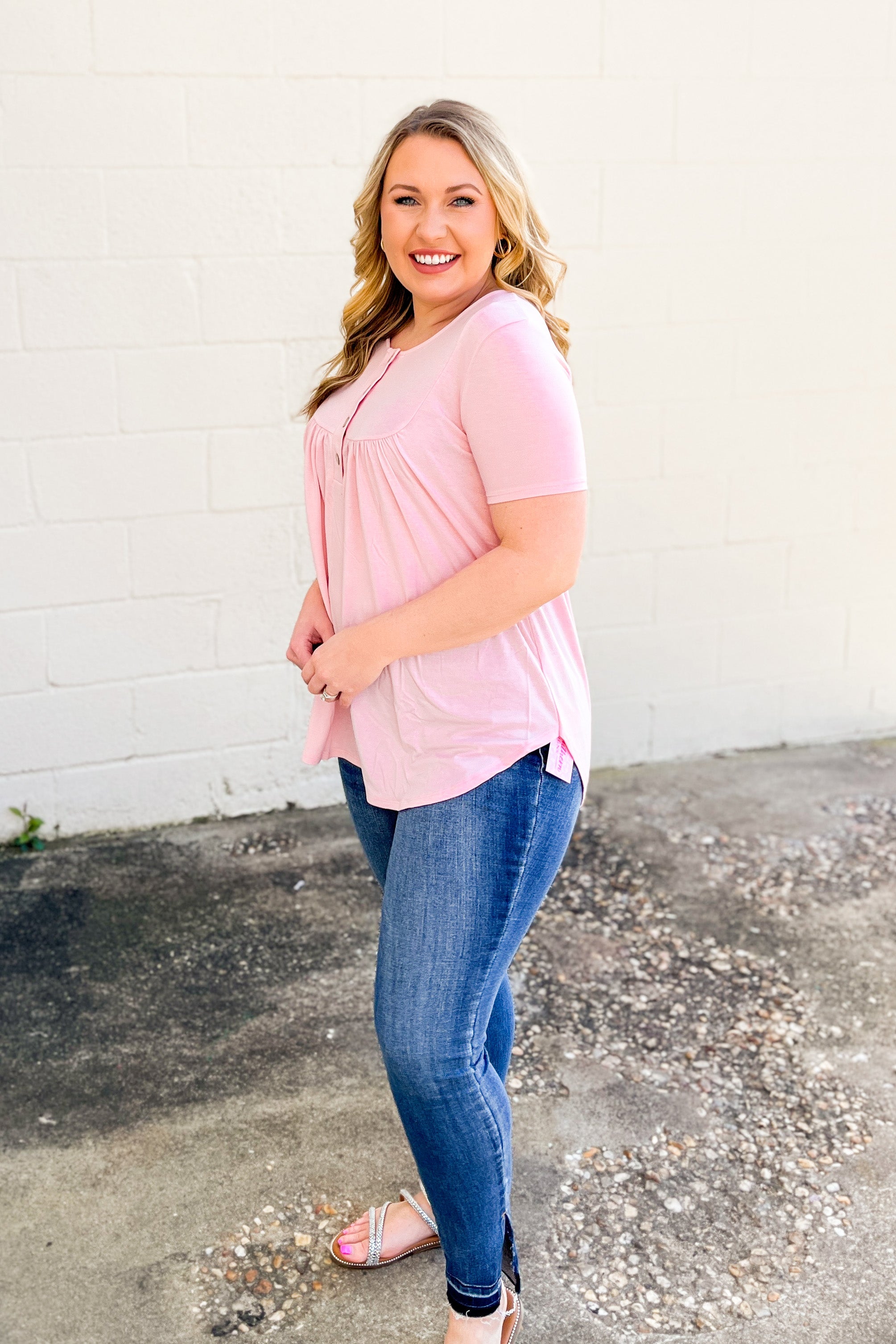 DEAL | Kelsie Top, Dusty Pink