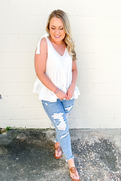 SALE | Think About It Tiered Tank Top