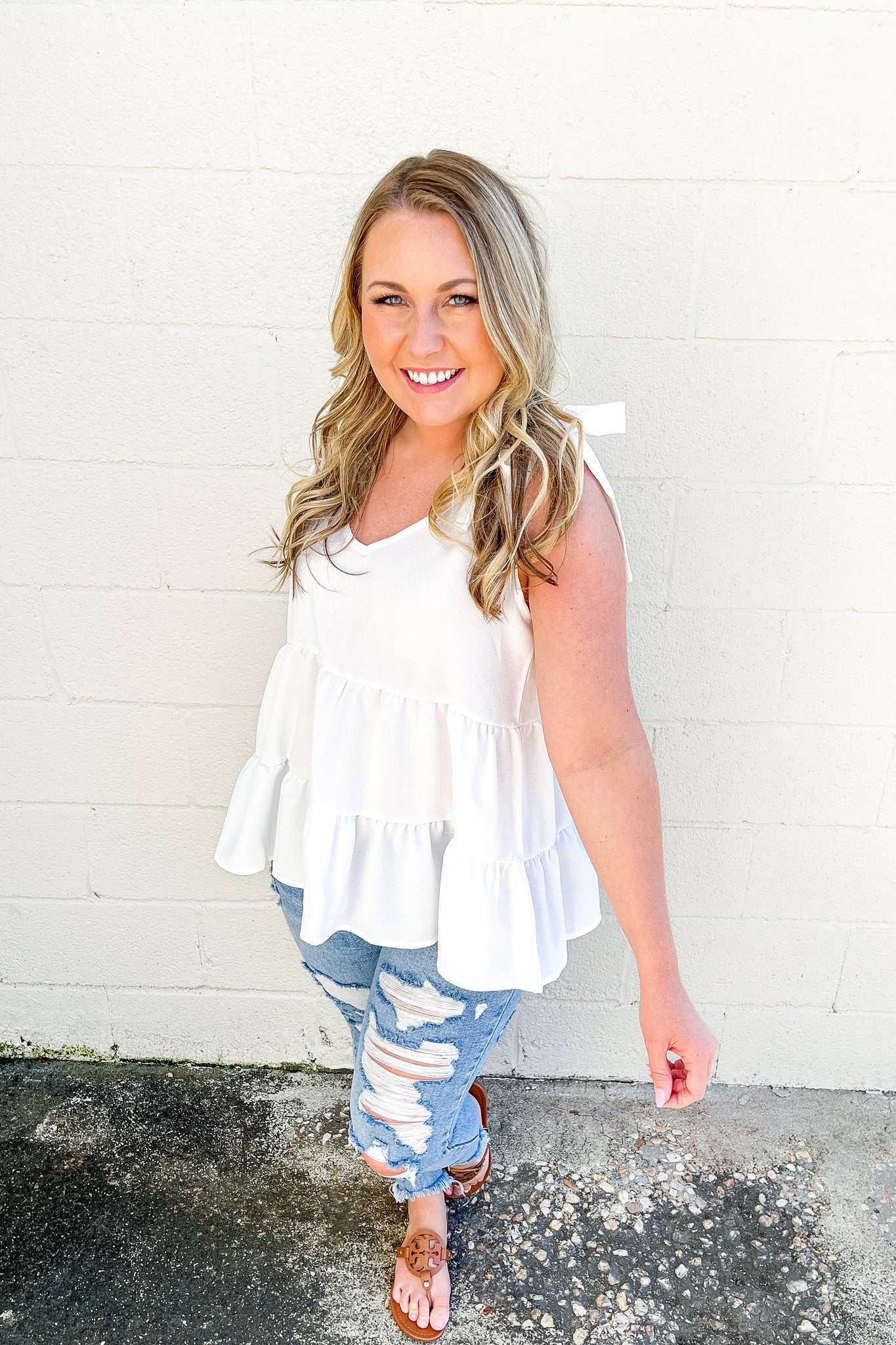 SALE | Think About It Tiered Tank Top