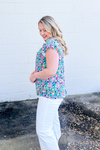 Catching Spring Feels Floral Top