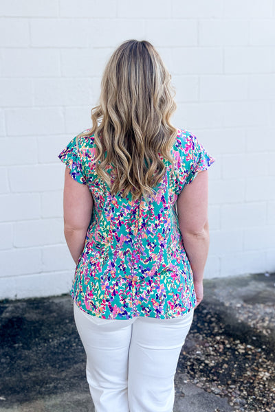 Catching Spring Feels Floral Top
