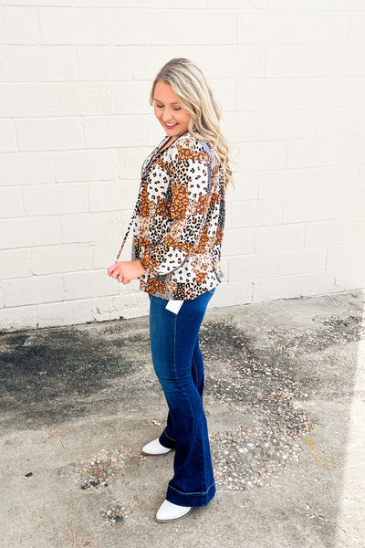 Doing My Own Thing Patchwork Top