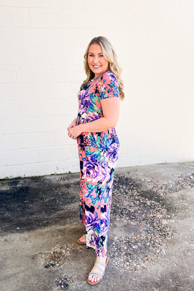 Living For It Floral Maxi Dress