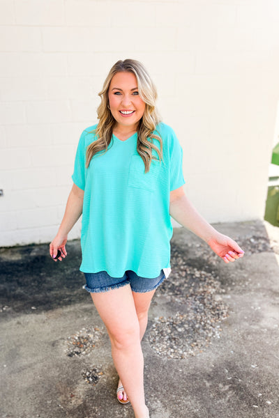 Everyday Chic Top, Mint