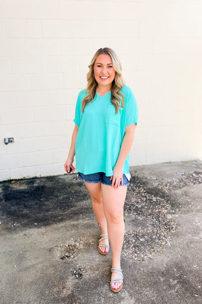 Everyday Chic Top, Mint