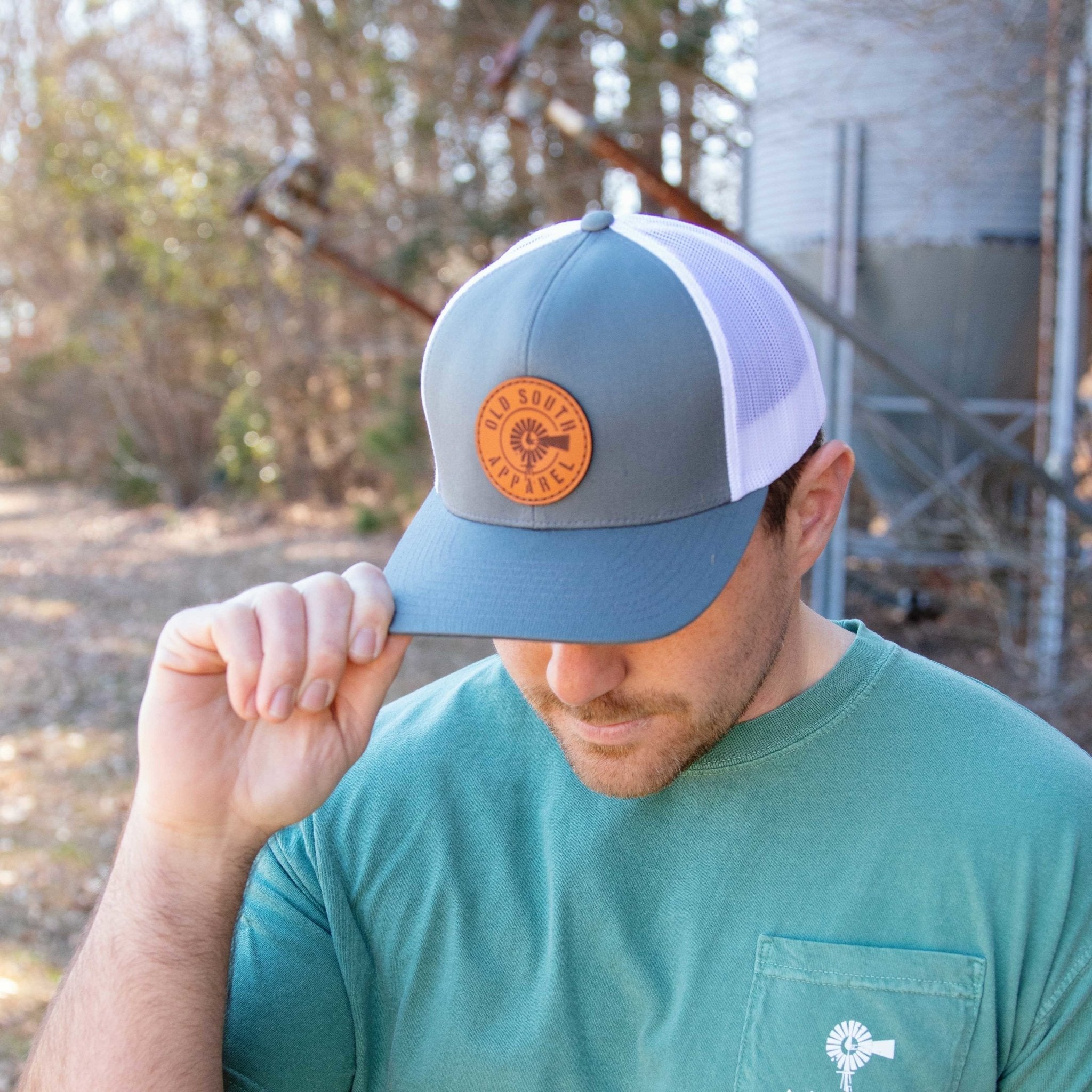 Windmill Leather Patch - Trucker Hat